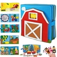 thumbnail image 1 of Juguete sensorial Montessori Busy Book Cobelae para niños pequeños a partir de 3 años, 1 of 7