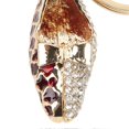thumbnail image 3 of Porte-clés pour femmes, forme de talons hauts, pendentif compact et élégant pour décoration de sac à main, rouge, 3 of 4