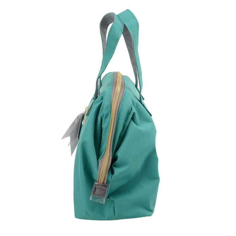Anello and Paquet du Cadeau Crossover Light Green Mini Tote Zip Lunch Cooler Bag