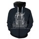thumbnail image 1 of Sudadera con capucha y cremallera para hombre con diseño de coche clásico de dibujos animados, estampado 3D, unisex, informal, divertida, para primavera, ropa de calle, manga larga extragrande, 1 of 6