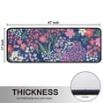 thumbnail image 5 of Kitchen Rugs Sets Of 2,Pioneer Flower Floral Print Pattern Anti Fatigue Kitchen Mat Rugs Non Slip Washable,Decorative Kitchen Floor Mats for Kitchen,Sink,Laundry,17"x47"+17"x47", 5 of 5