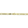 thumbnail image 4 of 10K Yellow Gold 4.75mm Semi-Solid Figaro Chain 24 IN, 4 of 5