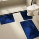 thumbnail image 5 of Juego de 3 Alfombrillas de Baño Antideslizantes y Absorbentes de Poliéster Impermeables para Baño, Salón y Dormitorio (40 X 60 Cm, 40 X 50 Cm, 50 X 80 Cm), Color Verde, Gris y Azul Marino., 5 of 7