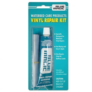 Pool Above Air Mattress Repair Patch Glue Kit with Grey Fabric