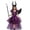 A#Purple171, variant on Byoo Big Girls' Maleficent Themed Dress Set Lace-Up High-Low Party Tulle Gown 4-Piece Fairy Outfit for Children