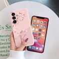 thumbnail image 5 of Letter Flower Phone Case For Samsung Galaxy S23 S 23 Plus Shockproof TPU Bumper Soft Silicone Cover For Samsung S23 Ultra Fundas, 5 of 5