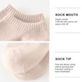 thumbnail image 3 of Socks Women's Spring and Summer Solid Color Boat Socks Breathable Cotton Sports Shallow Mouth, 3 of 5