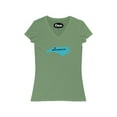 thumbnail image 5 of North Carolina Love Women's Jersey Short Sleeve V-Neck Tee, 5 of 10