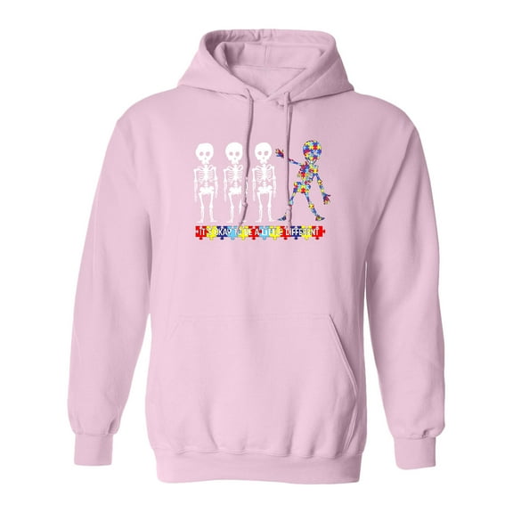 Inktastic It's Okay to Be a Little Different Autism Awareness Adult Hoodie Sweatshirt