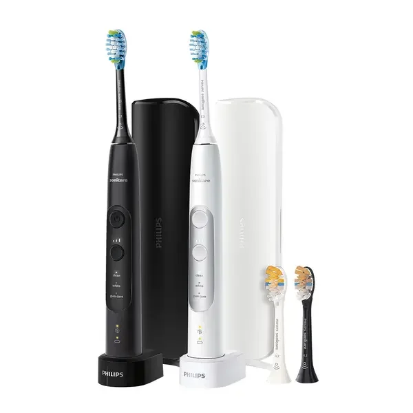 Philips Sonicare Professional Clean Power Toothbrush - 2 Pack (One Black, One White)