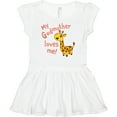 thumbnail image 3 of Inktastic My Godmother Loves me- cute giraffe Girls Baby Dress, 3 of 5