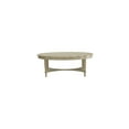 thumbnail image 2 of Coastal Coffee Table - French Style Living Room Table, Antique White Wood Table, 50x28x19 Inch, 2 of 8