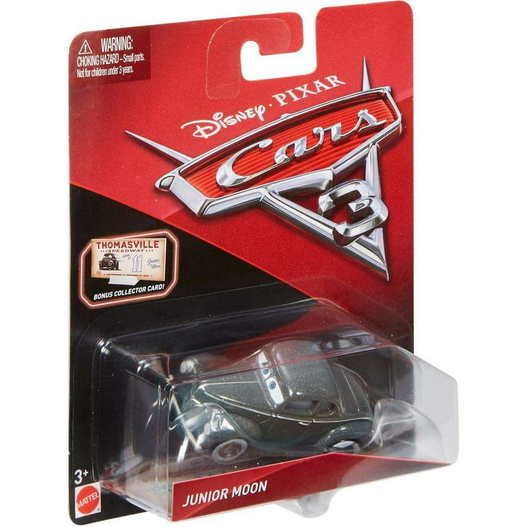 Disney Pixar Cars 3 Movie Junior Moon Mattel Die Cast Toy Car - (Plastic  Loose From Blister Card) 