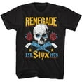 thumbnail image 1 of Styx Colorful Renegade Black Adult T-Shirt 6Xl, 1 of 2