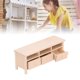 thumbnail image 5 of Mueble De TV Para Casa De Muñecas, Cajones De Madera, Mueble De TV Con Diseño, Accesorios Para Casa De Muñecas, Muebles En Miniatura Para Casa De Muñecas 1/12, 5 of 7