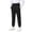 Black, variant on Klisyaur Boys Sweatpants Elastic High Waist Fall Winter Joggers Casual Athletic Soft Pants with Zipper Pockets