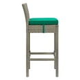 thumbnail image 5 of Modway Conduit Outdoor Patio Wicker Rattan Bar Stool in Brown Mocha, 5 of 11