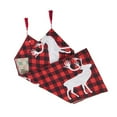 thumbnail image 1 of maskred Christmas Table Runner Cover Linen Cloth Xmas Tablecloth Snowman Party Decor Elk, 1 of 6