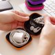 thumbnail image 2 of Paquete de 5 fundas para auriculares con mosquetón, funda rígida portátil para auriculares, 2 of 5