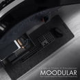 thumbnail image 3 of ULTRARM Moodular Wooden Monitor Stand 45.6” (116cm) Large Desk Organizer with Metal Slide Rails for Drawer, Tray, Laptop, Tablet, Phone & Headphones Customizable Riser for Organized Workspace Black, 3 of 10