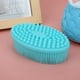 thumbnail image 1 of Cepillo de masaje suave para bebés cepillo de baño de pelo suave azul buena dureza práctica para bebés adultos ANGGREK Otros, 1 of 8