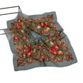 thumbnail image 3 of vbnergoie Women Lady Flowers Printing Scarf Vintage Bandanas Hair Scarfs For Islam Women Folk-Custom Scarf Neckerchief Wrap Shawl Travel Neck Wrap Oblong Silk Scarf Cotton Scarf for, 3 of 4