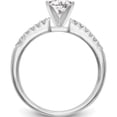 thumbnail image 2 of 10K White Gold Diamond Peg Set Semi-Mount Engagement Ring (Size 7) Made In India rm2787e-012-0waa, 2 of 5