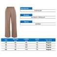 thumbnail image 4 of Pantalón George para Dama, Con Alforza Beige Talla M, 4 of 4