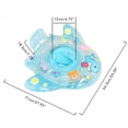 thumbnail image 2 of Flotador de natación para bebé, círculo, anillo de natación para recién nacido, asiento de seguridad para bebé, flotador, anillo de natación, juguetes acuáticos para bebé recién nacido, Chico, 2 of 11