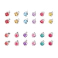 thumbnail image 1 of Assorted Color Alloy Jewelry Rings for Kids Pretend Play and Dress Up 24 Pairs in a Box, 1 of 9