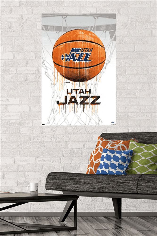 NBA Utah Jazz - Drip Basketball 21 Wall Poster, 22.375" x 34"