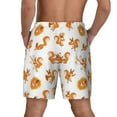 thumbnail image 4 of Balery Squirrel Playing Mens Swim Trunks Swim Shorts for Men Quick Dry Inseam Beach Shorts with Compression Liner Pocket-XX-Large, 4 of 9