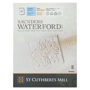 Saunders Waterford Watercolor Pad - 12" x 16", Cold Press, 140 lb, 12 Sheets