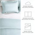 thumbnail image 3 of Starlight Aqua Pattern Duvet Cover Set Ultra Soft Microfiber Bedding,, 3 of 6
