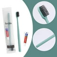 Disposable Toothbrush with Toothpaste Pack of 30,Green Individually