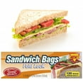 thumbnail image 3 of Home Select Sandwich Bags, Fold Lock, 120 Ct, 3 of 3