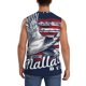 thumbnail image 4 of Fotbe Mallard Duck With American Flag Men's Camiseta sin Mangas Estampada para Hombres, Playera Casual para Gimnasio, Entrenamiento, Playa-3X-Large, 4 of 7