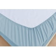 thumbnail image 5 of Rayon Bamboo Sheets Set King Light Blue Sheets Deep Pocket 4 Piece, 5 of 5