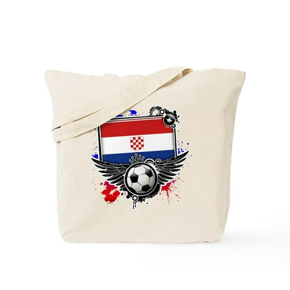CafePress - Soccer Fans Croatia Tote Bag - Unisex Canvas Tote Bag, Beige, 1-Piece