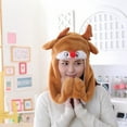 thumbnail image 2 of Novelty Animal Hat with Cute Reindeer Ears and LED Lights, 2 of 8