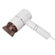 thumbnail image 3 of 1000W Foldable Hair Dryer Compact 3 Gears Adjustable Negative Ionic Hair Dryer for Desk White Golden EU Plug 220V, 3 of 5