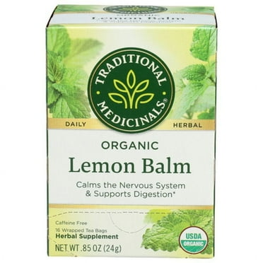 Traditional Medicinals Organic Lemon Balm Tea 16 ct