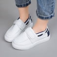 thumbnail image 5 of Domzle Kid's Casual Boat Shoe Loafers - School Shoes for Boys Girls (Toddler/Little Kid/Big Kid) White, 5 of 5