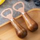 thumbnail image 4 of Abridor de de Cerveza de Acero Inoxidable con Manejar de Madera, Utensilios de Cocina, Regalo de Aniversario de Boda, Rosa, 4 of 5