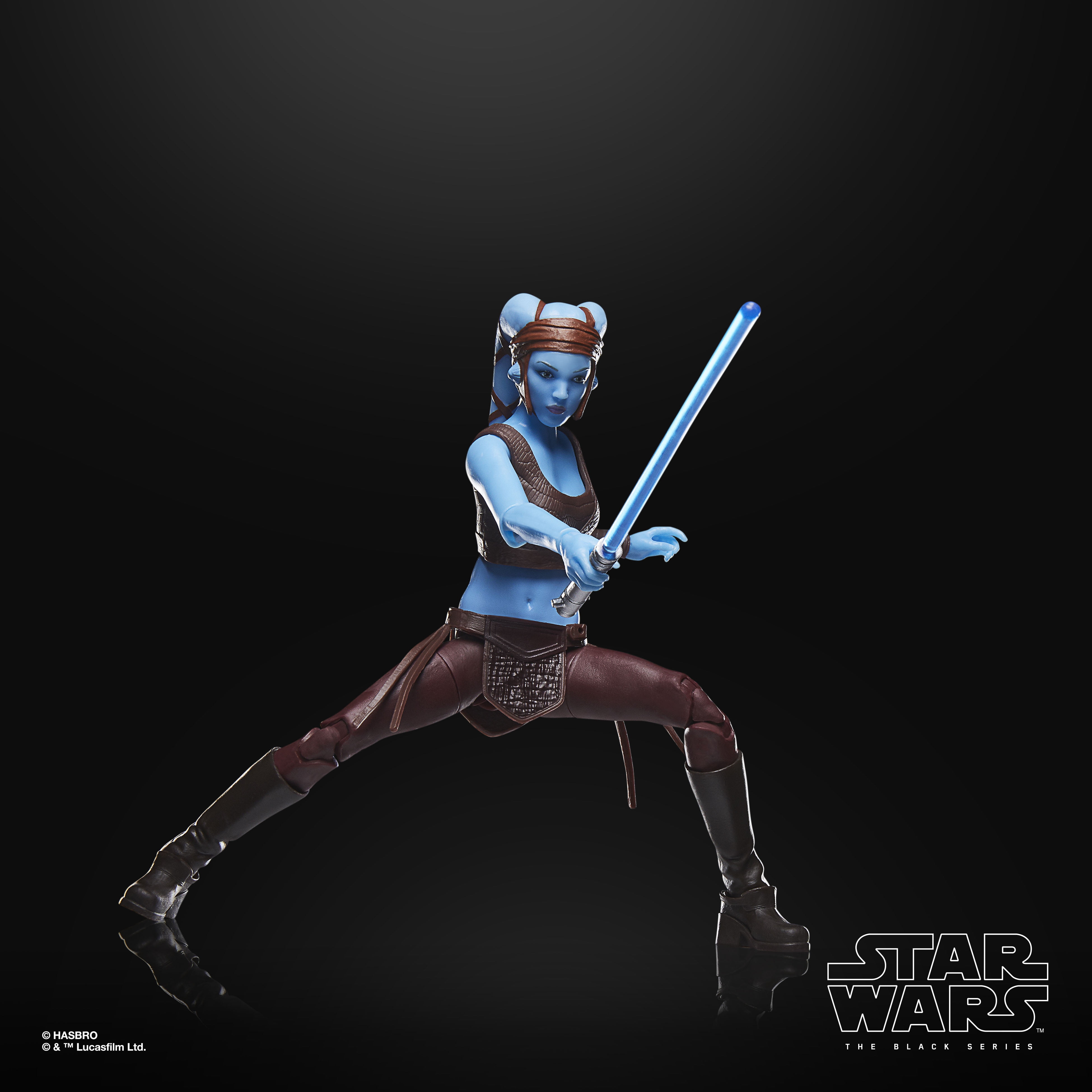 Star Wars The Black Series Aayla Secura 20th Anniversary Action Figure (6”)