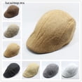 thumbnail image 2 of TOP Gorra Plana Con Espiga Vintage Para Hombre Sombrero De Carreras Con Pico Boina Country Golf Newsboy MX, 2 of 4