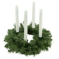 thumbnail image 2 of Northlight 12" Two-Tone Pine Artificial Advent Christmas Wreath, 2 of 5
