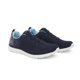 thumbnail image 3 of Zapatillas Skechers Virtue para mujer, espuma viscoelástica, azul y azul, 7,5 pulgadas de ancho, 3 of 7