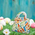 thumbnail image 6 of Tainini Easter Basket Felt Tote Bags with Handle Easter Eggs Hunting Candy Party Bags for Kids ,5.1x4.7in, 6 of 7
