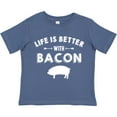 thumbnail image 3 of Inktastic Life's Better with Bacon Boys or Girls Toddler T-Shirt, 3 of 5